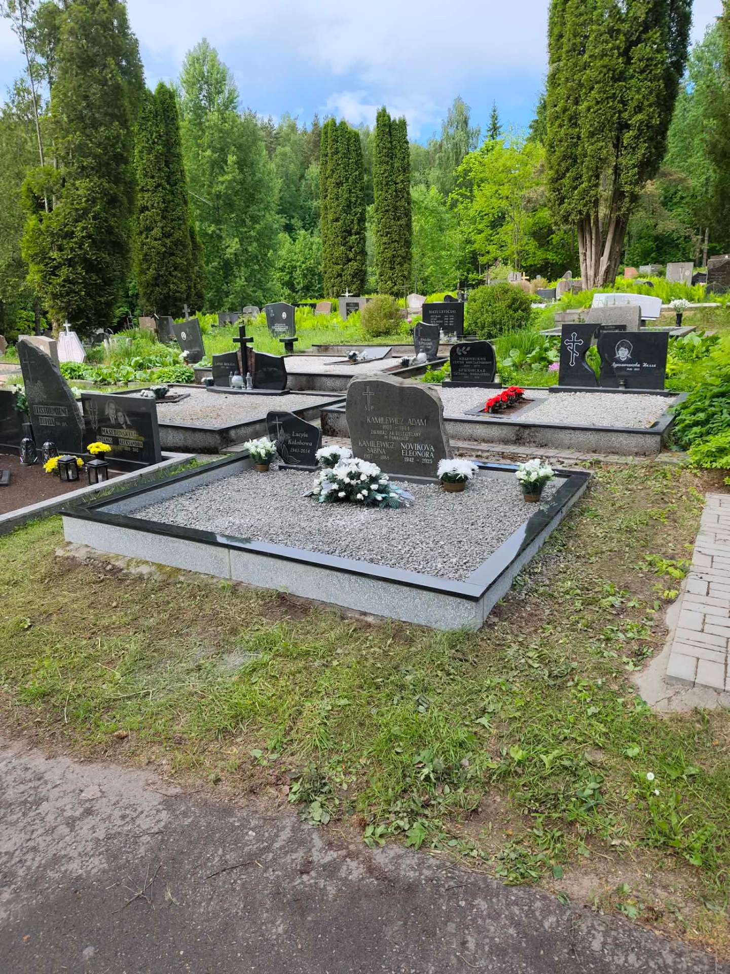 Kapavietė po Kornema atlikto atnaujinimo darbo