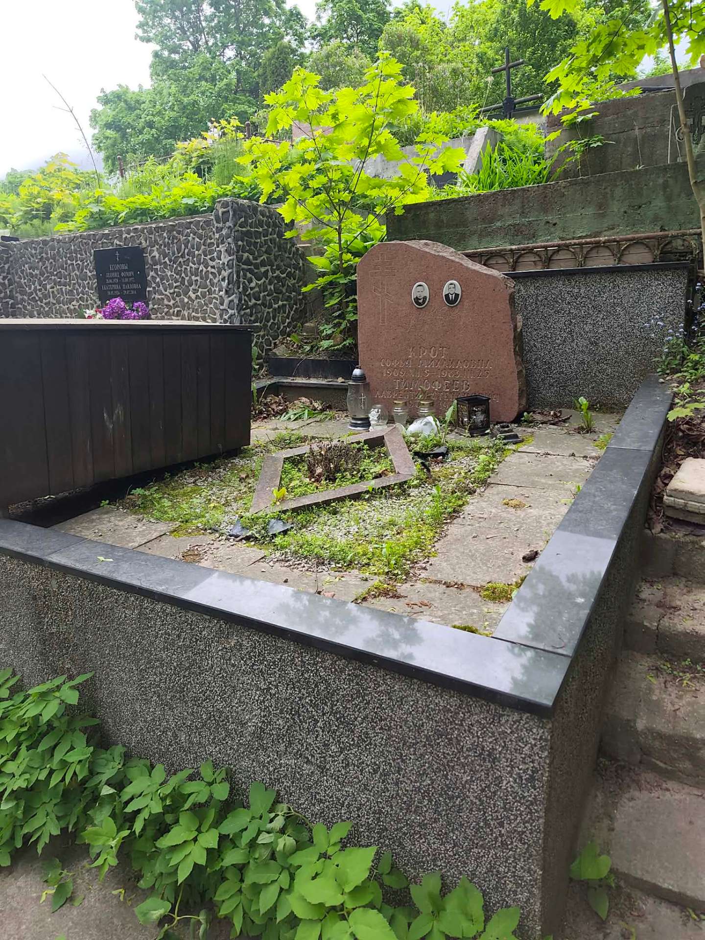 Kapavietė prieš Kornema atliekant atnaujinimo darbus