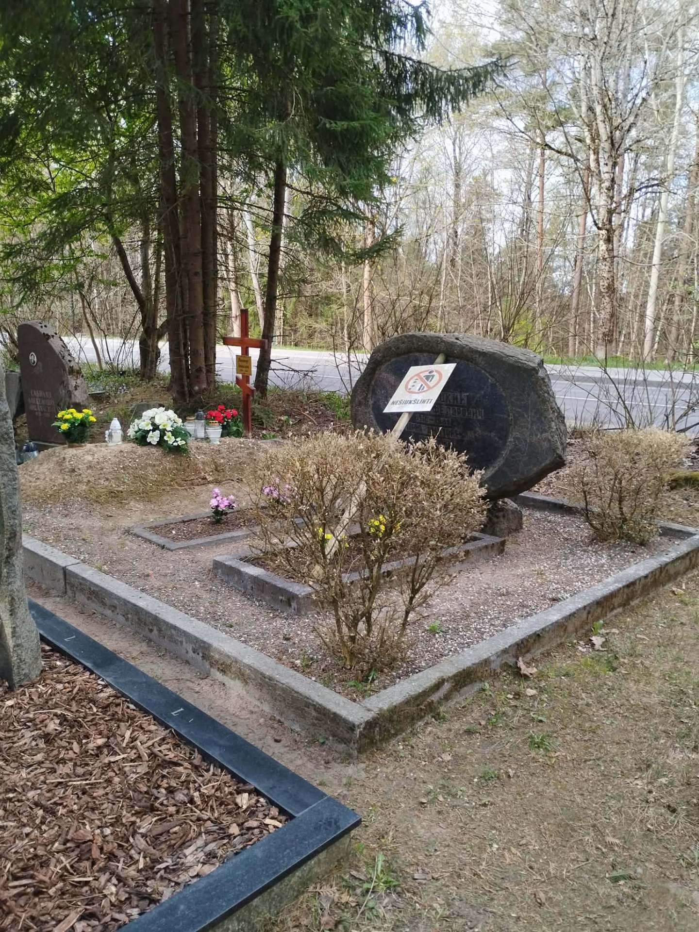 Kapavietė prieš Kornema atliekant atnaujinimo darbus