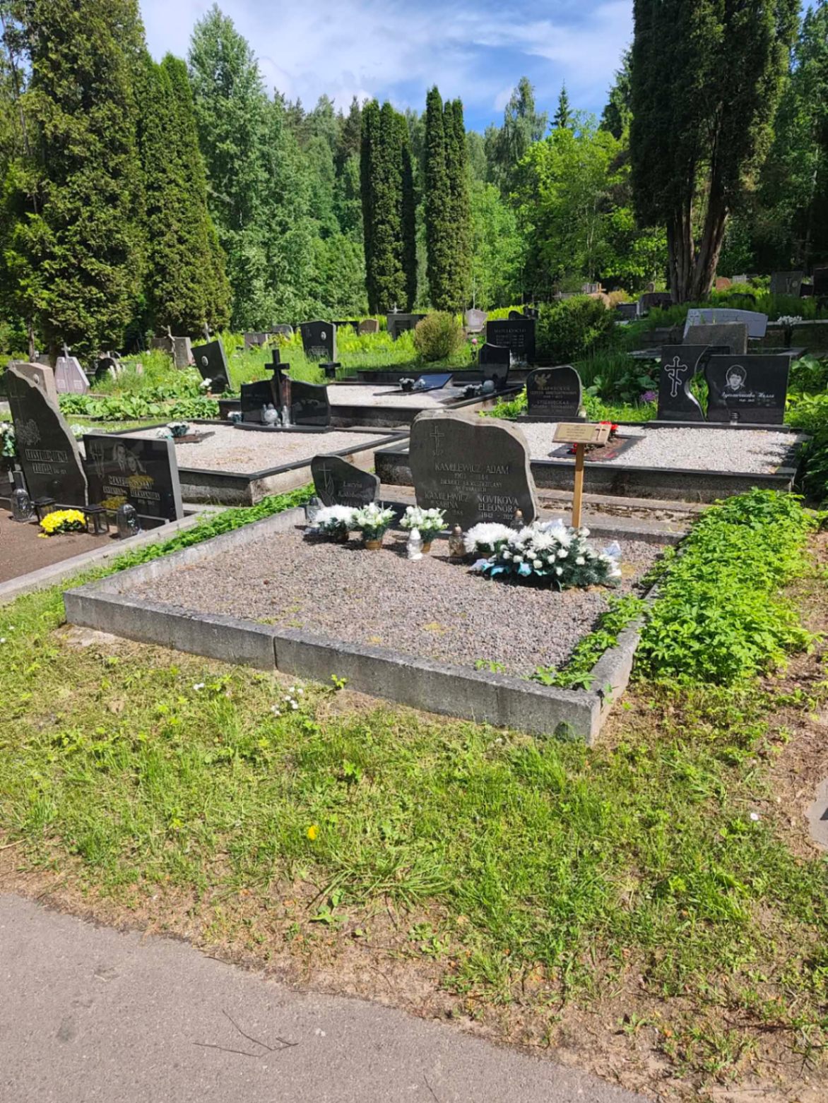 Kapavietė prieš Kornema atliekant atnaujinimo darbus