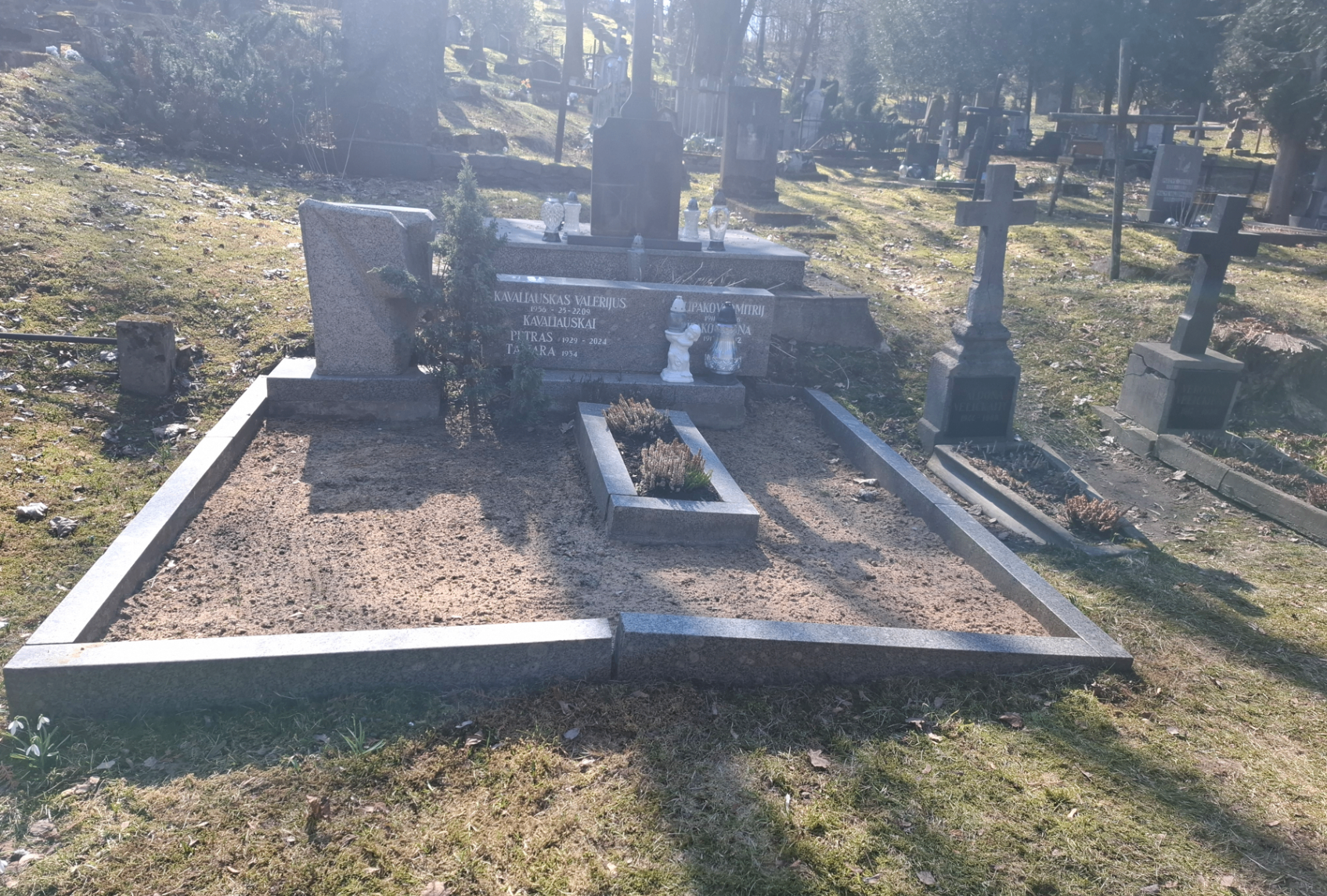 Kapavietė prieš Kornema atliekant atnaujinimo darbus